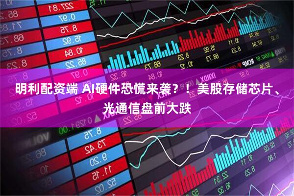 明利配资端 AI硬件恐慌来袭？！美股存储芯片、光通信盘前大跌